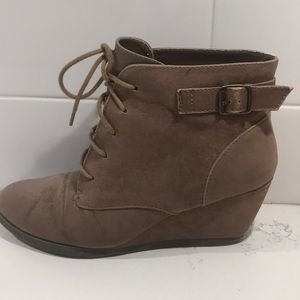 Madden Girl wedge booties